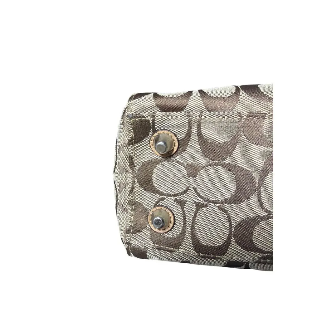 Coach Hamptons Signature Canvas Carryall F13065 signature C brown tan vintage